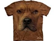 Pitbull Face Adult T Shirt by The Mountain 10 3262