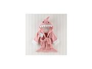 Baby Robe Pink Shark Bathrobe Baby Gift Size 0 6 Months