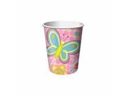 Butterflies Flowers Cup by Creative Converting 375752