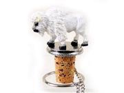 White Buffalo Bottle Stopper BU12