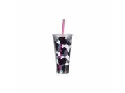 Large Insulated Cow Cup with Straw by Boston Warehouse 46149