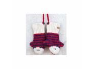 Kids Striped Sock Monkey Mittens by Knitwits A2329K