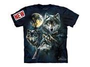 Moon Wolves Collage Youth T Shirt by The Mountain 15 3309