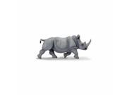 Safari 111989 White Rhino Animal Figure Pack of 1