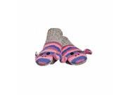 Youth Adult Purple Striped Sock Monkey Mittens by Knitwits A2709P