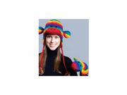 Youth Adult Rainbow Striped Sock Monkey Mittens by Knitwits A2709R