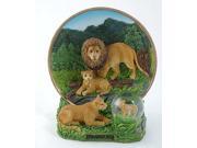 Lion Plate with Globe