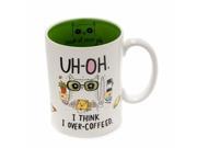 Cats @ Work Uh Oh Over Coffeed Mug by Gund 4048923