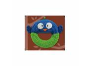 Crocheted Owl Ring Rattle by Dandelion 51004