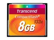 Transcend 8GB Compact Flash CF Flash Card Model TS8GCF133