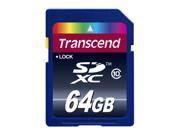 Transcend 64GB Class 10 SDXC Flash Memory Card TS64GSDXC10E