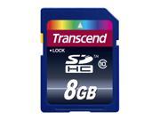 Transcend 8 GB Class 10 SDHC Flash Memory Card TS8GSDHC10E