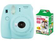 Fujifilm instax mini 9 Instant Film (Polaroid) Camera, Ice Blue + 20 Prints