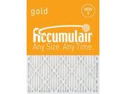 Accumulair Air Filter 12x26.5x4 Actual Size Accumulair Gold 4 Inch Filter APR 650 Part Number FB12X26.5X4A