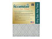 20x21x4 Actual Size Accumulair Gold 4 Inch Filter MERV 8 4 Pack