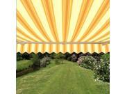 ALEKO RETRACTABLE AWNING 13FT X 10FT (4M X 2.5M) MULTISTRIPE YELLOW COLOR PATIO AWNING ALEKO RETRACTABLE AWNING 13FT X 10FT (4M X 2.5M) MULTISTRIPE YELLOW COLOR PATIO AWNING
