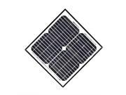 ALEKO® Solar Panel Monocrystalline 15W for any DC 12V Application gate opener portable charging system etc.