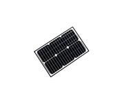 24V Solar Panel ALEKO 10W Monocrystalline 24 Volt 10 Watt