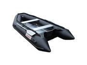 Aleko Black 10 5 Inflatable Boat With Aluminum Floor 320 150CM
