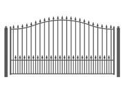 ALEKO Munich Style Single Slide Steel Driveway Gate 12 X 6 1 4