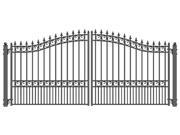 ALEKO® London Style Swing Dual Steel Driveway Gates 14 X 6 1 4