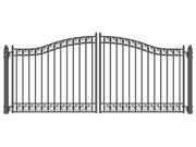 ALEKO® Dublin Style Swing Dual Steel Driveway Gates 12 X 6 1 4