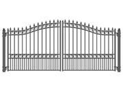 ALEKO® London Style Swing Dual Steel Driveway Gates 12 X 6 1 4
