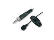 Lavalier Microphone with Tie Clip and 3.5mm Locking Plug Black