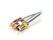 150ft Plenum Rated S Video RCA Stereo Audio Cable