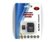 16Gb Micro Sdhc Memory Card W Adapter Retail
