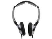 MobileSpec MS60BS Lightweight Folding Stereo Headphones Silver Black