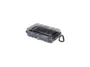 1040 025 100 Black 1040 Micro Case with Clear Lid and Carabineer