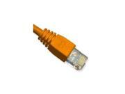 PATCH CORD CAT 6 MOLDED BOOT 3 ORANGE