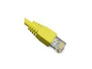 PATCH CORD CAT 6 MOLDED BOOT 5 YELLOW