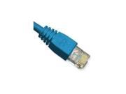 PATCH CORD CAT 5e MOLDED BOOT 7 BLUE