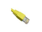 PATCH CORD CAT 5e MOLDED BOOT 10 YELLOW