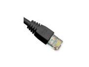 PATCH CORD CAT 5e MOLDED BOOT 14 BLACK