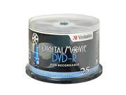 Verbatim Digital Movie DVD R 25pk Spindle