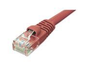 Ziotek 119 5324 CAT5e Enhanced Patch Cable with Boot 5ft Red