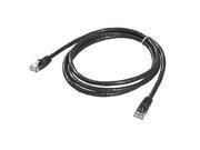 Ziotek 119 5275 CAT6 Patch Cable with Boot 5ft Black