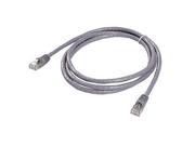 Ziotek 119 5276 CAT6 Patch Cable with Boot 5ft Grey