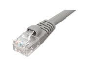 Ziotek 119 5329 CAT5e Enhanced Patch Cable with Boot 10ft Grey