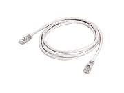 Ziotek 119 5281 CAT6 Patch Cable with Boot 5ft White