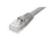 Ziotek 119 7264 CAT6 Patch Cable with Boot 10ft Gray