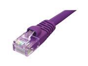 Ziotek 119 5336 CAT5e Enhanced Patch Cable with Boot 2ft Purple