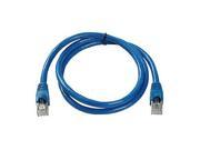 Ziotek 119 7244 CAT6a Stp Patch Cable with Boot 3ft Blue