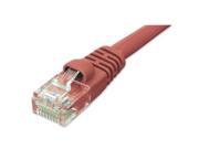 Ziotek 119 7276 CAT6 Patch Cable with Boot 10ft Red