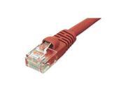Ziotek 119 7277 CAT6 Patch Cable with Boot 75ft Red
