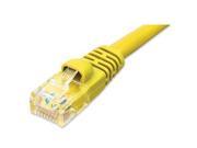 Ziotek 119 7279 CAT6 Patch Cable with Boot 10ft Yellow