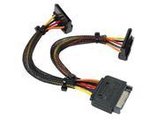15 pin Sata 2 Power Y Cable 6in